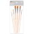 Borstelset rond en plat - 6 st