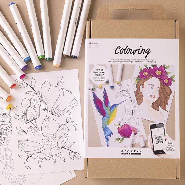 Start DIY Kit Coloring - Tekenpen