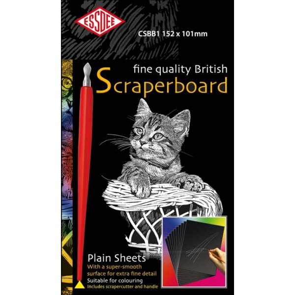 Kraspapier Zwart 10-pack