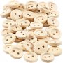 Houten knopen 11 mm - 50 st