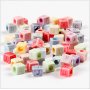 Letterkralen - Pastelkleuren - 6x6 mm - ca. 2300 st