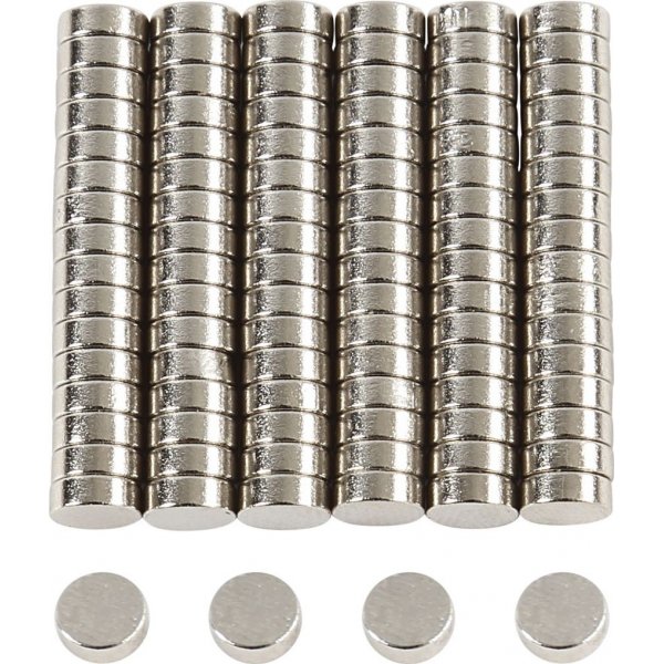 Sterke magneet - 5 mm - 100 st