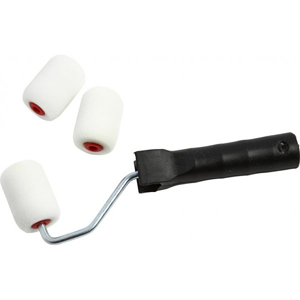 Verfrollers met handvat - B6 cm