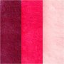 Gekaarde Wol - paars/roze harmonie - 3 x 10 gr