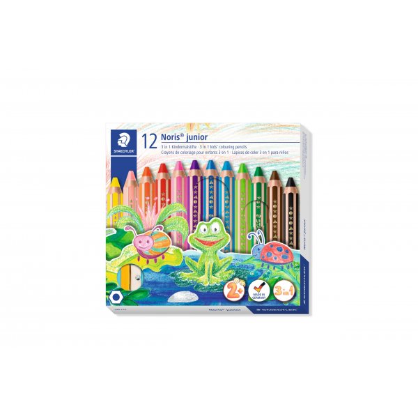 Noris Junior 3-in-1 kinderpotloden - 12 potloden