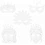 TeACH Me Adventure-maskers - wit - 16 st