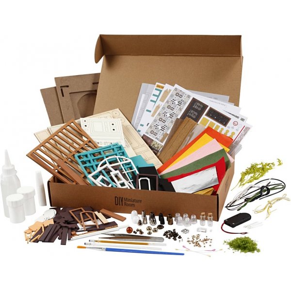 DIY miniatuurkamer - café DIY miniatuurkamer - café