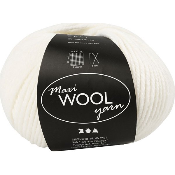 Wolgaren - gebroken wit - 100 gr
