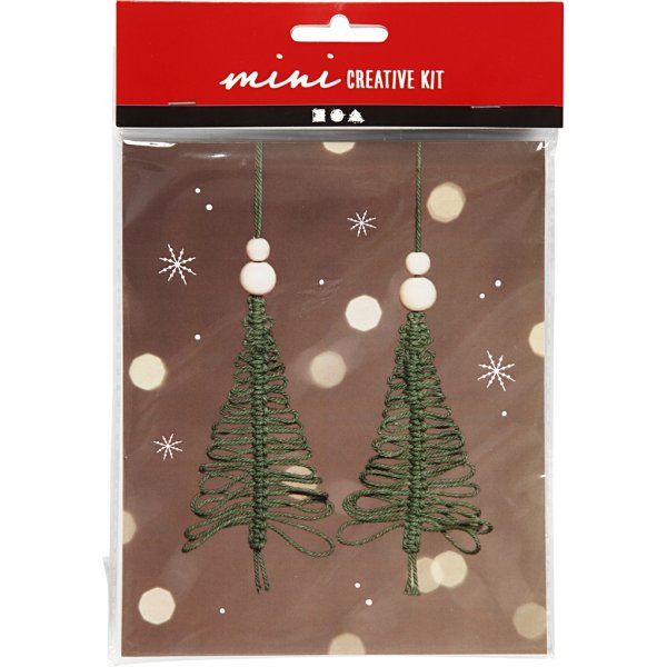 Mini DIY Kit - macram kerstboom