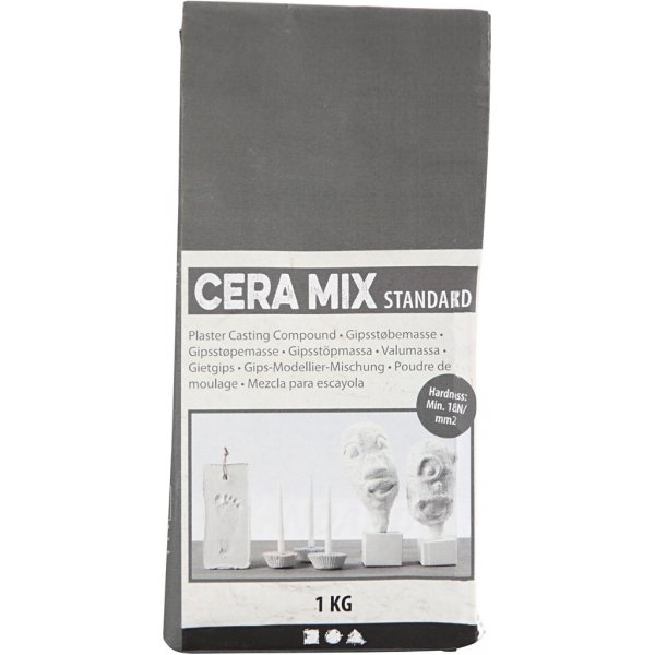 Cera-Mix Standaard modelleergips - lichtgrijs Cera-Mix Standaard modelleergips - lichtgrijs