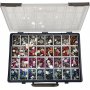 Strasstenen - gemengde kleuren - 6-16 mm - 32 x 360 st