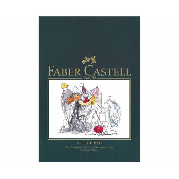Tekenblok Faber-Castell 160gr Gelijmd - A4