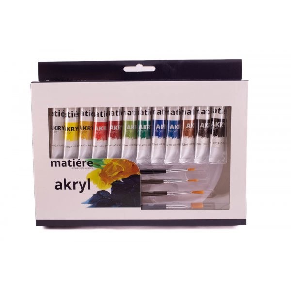 Kennismakingsset Acryl - 17 delig