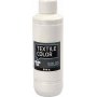 Textiel Solide textielverf - wit - dekkend - 250 ml