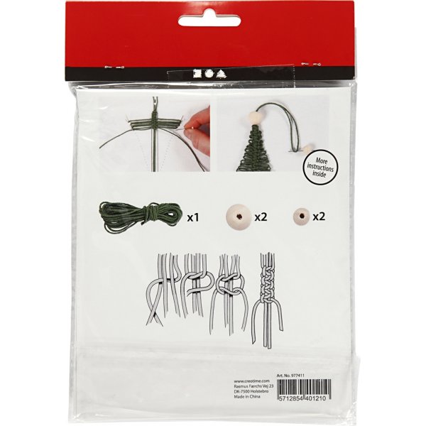 Mini DIY Kit - macram kerstboom