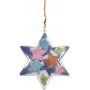 Decoratieve ster - transparant - 5 st