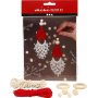 Mini DIY Kit - macram Kerstman