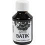 Batikverf - zwart - 100 ml