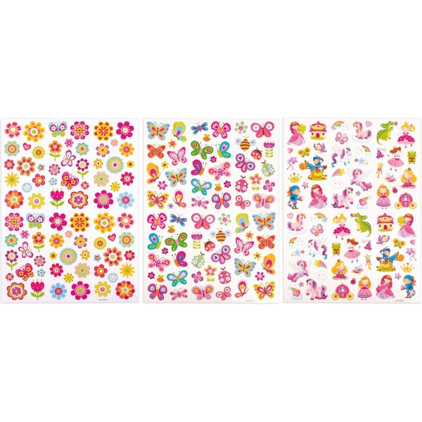 Stickers sprookjes - vlinders en bloemen - 221 st Stickers sprookjes - vlinders en bloemen - 221 st