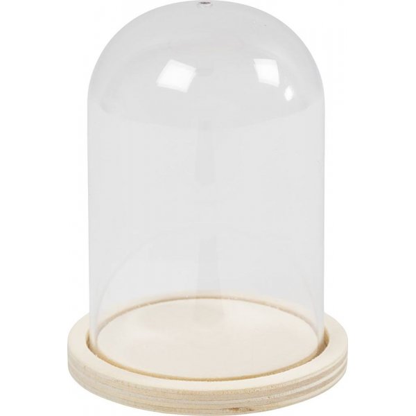 Beker op houten voet - 6 cm
