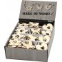 Houten decoraties - Bloemen - vlinders - harten - 200 st
