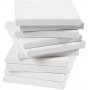 Doek - wit - 20 x 20 cm - 80 st