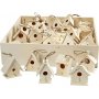 Vogelhuisjes mini - 6 x 10 st