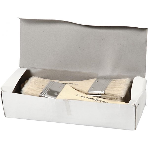 Lakborstels - plat - 12 st Lakborstels - plat - 12 st