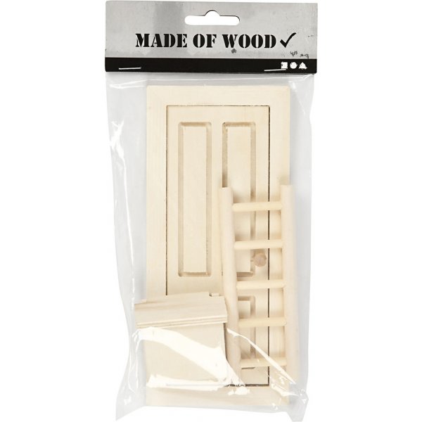 Deur - brievenbus en ladder