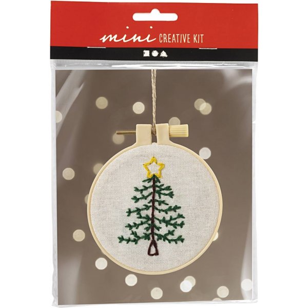 Mini DIY Kit Borduren - Kerstboom Mini DIY Kit Borduren - Kerstboom