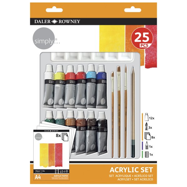 Set acrylverf - 25 stuks