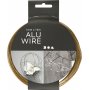 Aluminiumdraad - 1 mm - goud - 16 m