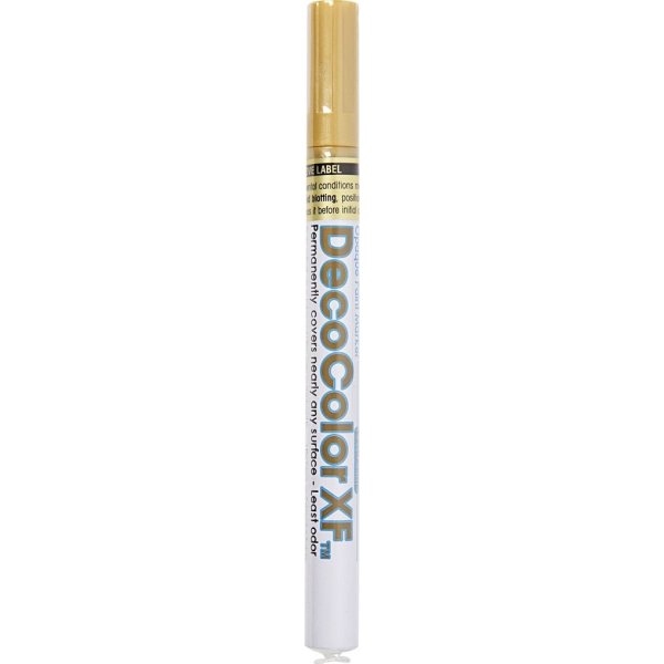 Decoratieve markeerstift - goud - 0.8
