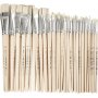 Natur Line Penselen - nr. 00+0+1+2+4+12+14+20 - bord - 68 stuks