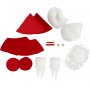 Mini bouwpakket - rood - Kerstmannen