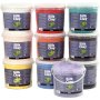 Silk Clay - gemengde kleuren - 10 x 650 gr
