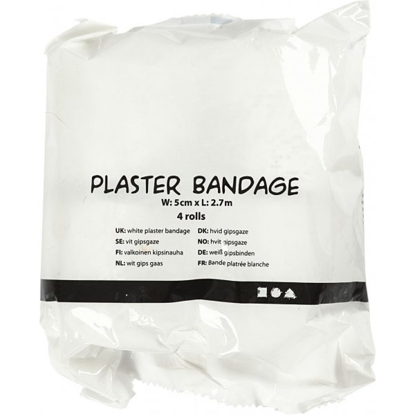 Gipsgaas - B 5 cm - 4 st Gipsgaas - B 5 cm - 4 st