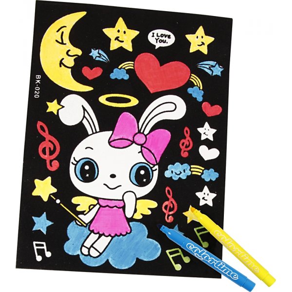 Veloursafbeeldingen - 16 st Veloursafbeeldingen - 16 st