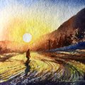 Klant imago Aquarelverf W&N Cotman Tube 8 ml - 074 Sienna gebrand
