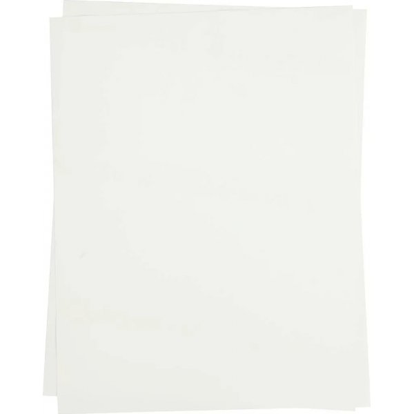 Transfervel - transparant - voor licht textiel - 5 vellen