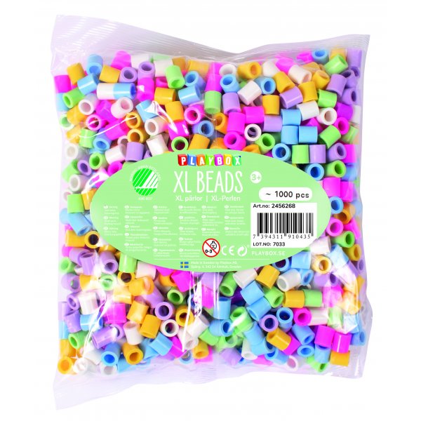 XL kralen 1000 stuks pastel XL kralen 1000 stuks pastel