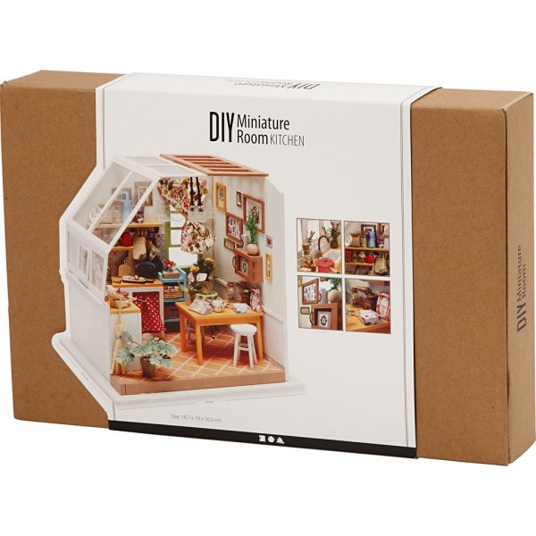 DIY miniatuurkamer - keuken DIY miniatuurkamer - keuken