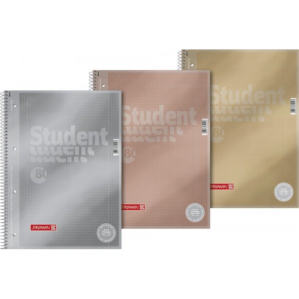 Notitieblok - A4 Metallic - geruit