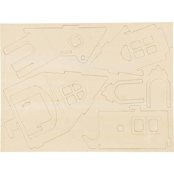 3D-bouwfiguur - Huis met oprit 3D-bouwfiguur - Huis met oprit