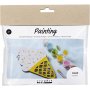 Mini DIY Kit Verf, gemengde kleuren, glazen kegel