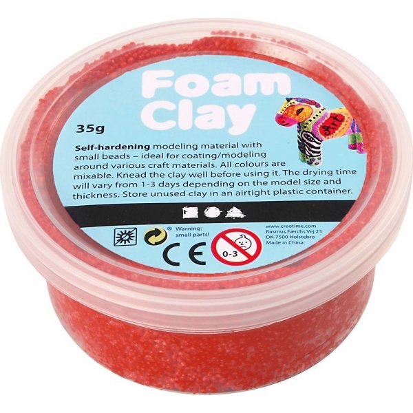 Foam Clay - rood - 35 gr