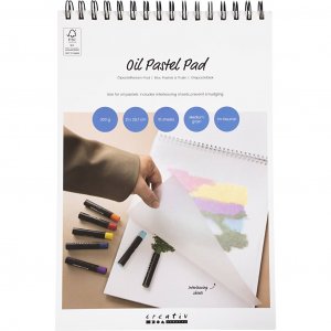 Oliepastelblok A4 300 g 15 vellen Oliepastelblok A4 300 g 15 vellen