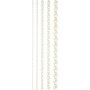 Strasstenen - wit - 2-8 mm - 140 st