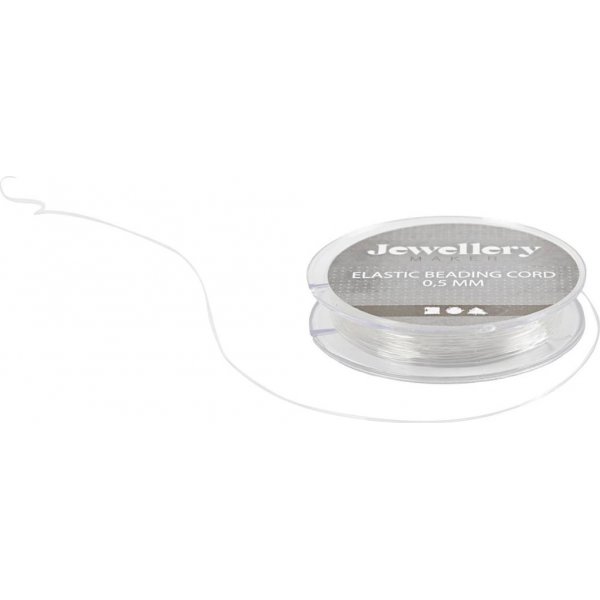 Elastisch sieradendraad - 0,5 mm - rond - 10 m