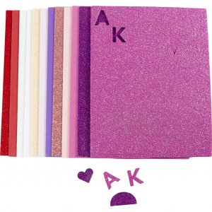 Decoratieve rubberen zachte schuimrubberen vellen 14x25 cm 2 mm Lila/Roze Harmoni 12 stuks Decoratieve rubberen zachte schuimrubberen vellen 14x25 cm 2 mm Lila/Roze Harmoni 12 stuks